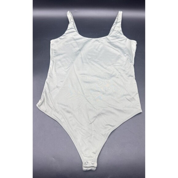 Abercrombie & Fitch Soft A & F Collection GREEN Bodysuit Thong Women's Sz M - Picture 1 of 11